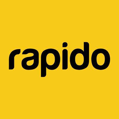 This is the logo of Rapido app.