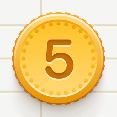 This is the logo of Five Cents app.