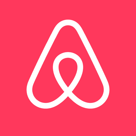 This is the logo of Airbnb app.