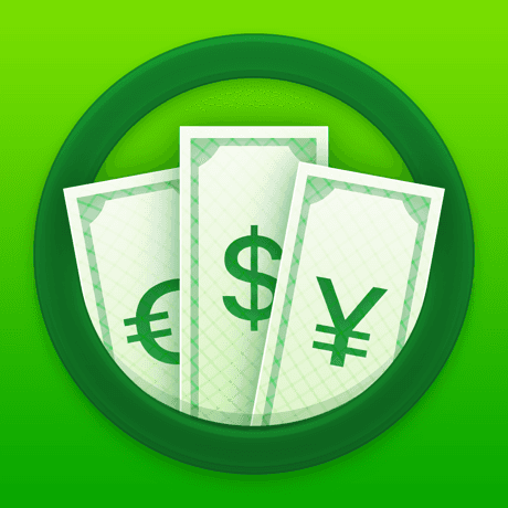 This is the logo of Currency app.