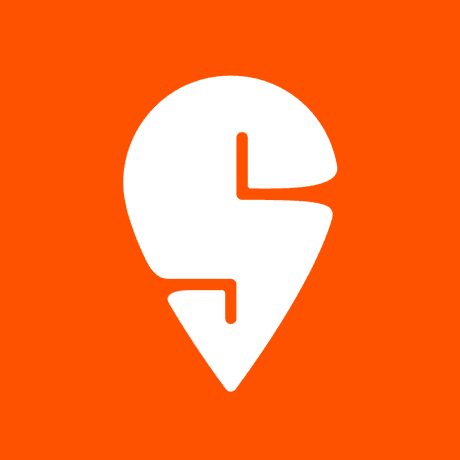 This is the logo of Swiggy app.
