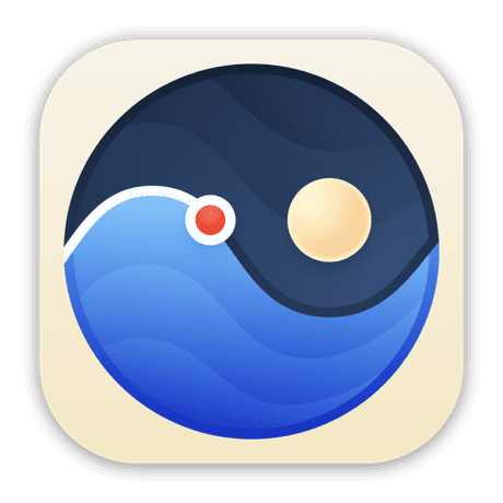 This is the logo of Tide Guide app.