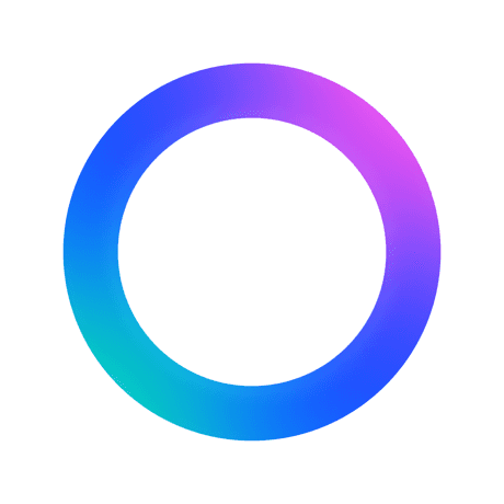 This is the logo of Meta AI app.