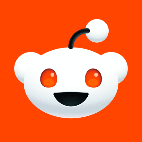 This is the logo of Reddit app.