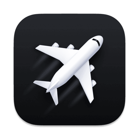 This is the logo of Flighty app.