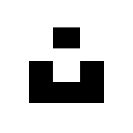 This is the logo of Unsplash app.