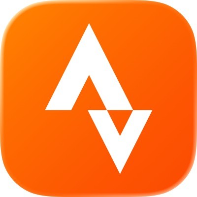 This is the logo of Strava app.