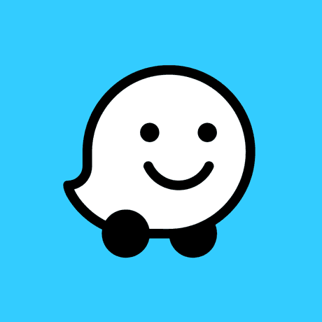 This is the logo of Waze app.