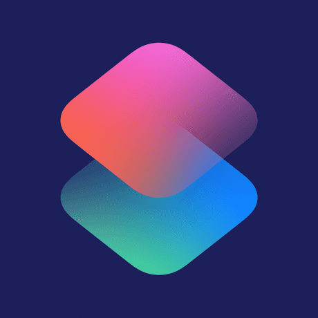 This is the logo of Shortcuts app.