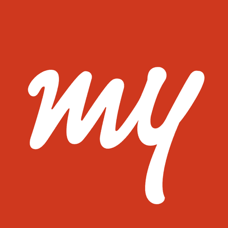 This is the logo of MakeMyTrip app.