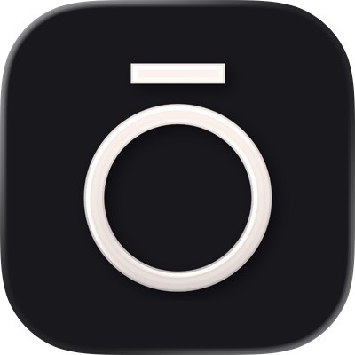 This is the logo of Oura app.