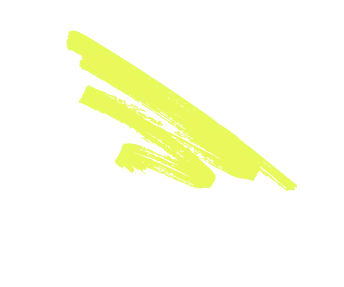 Decorative yellow brush stroke.